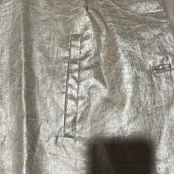 Women’s silver bolero jacket with collar detail and metal buttons - Picture 5 of 6